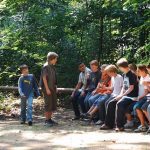 groupe de jeunes en colonie de vacances