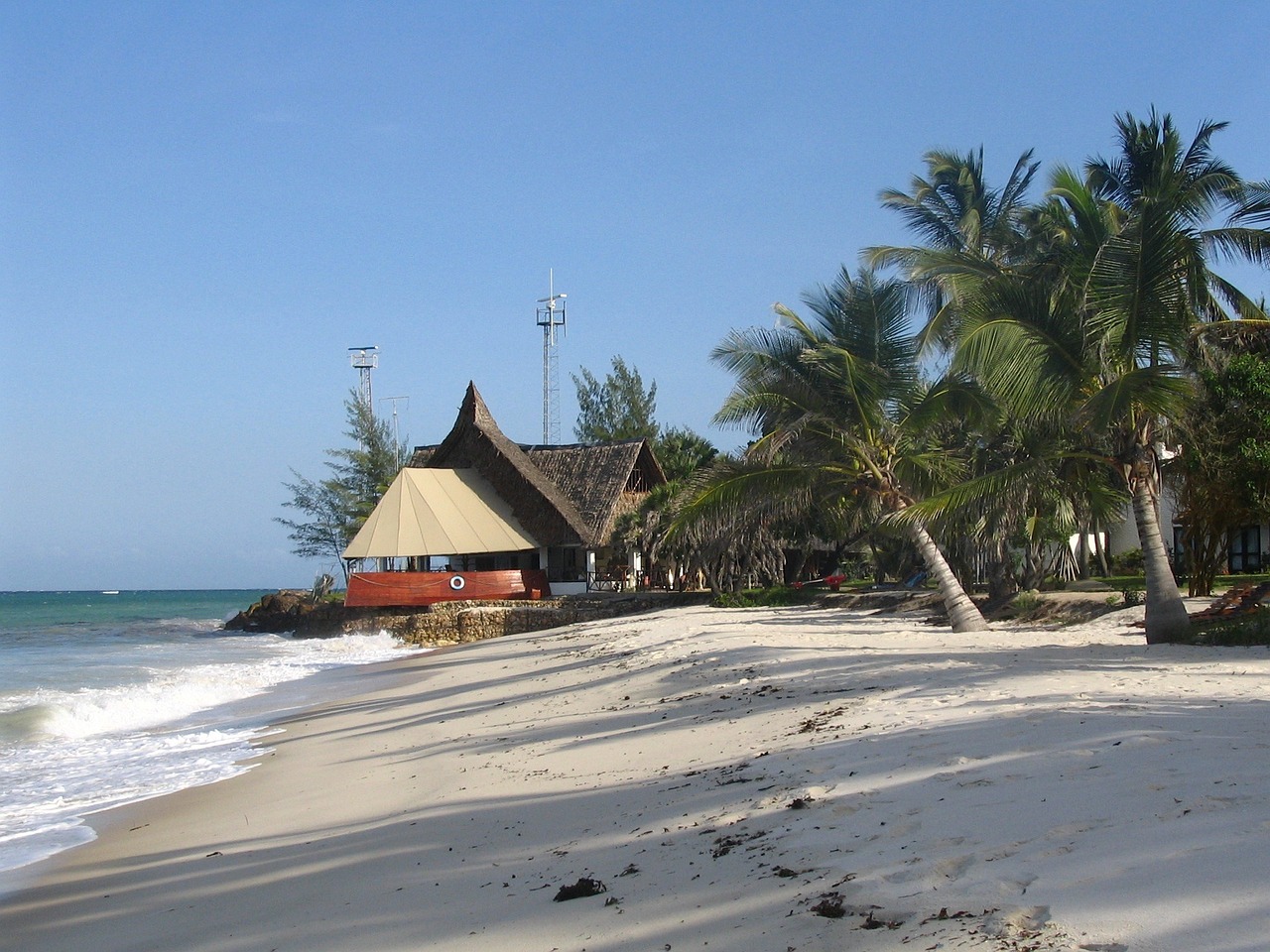 Plage au Kenya