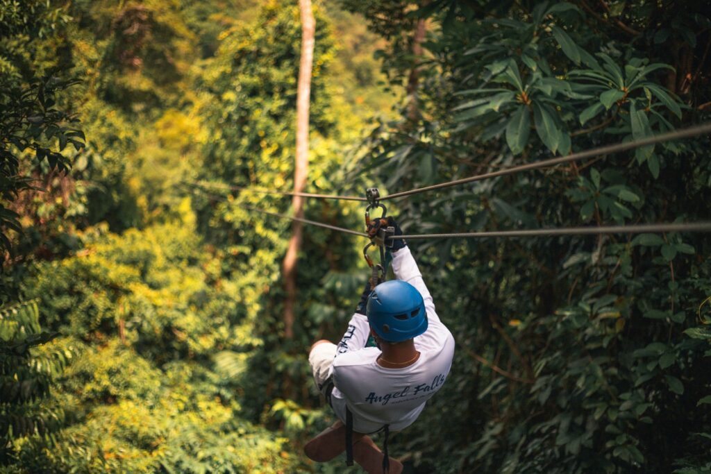 Tyrolienne en belize