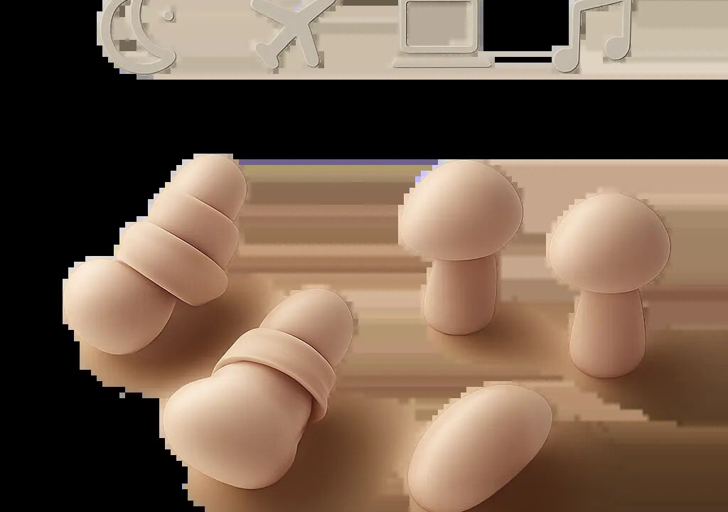 Illustration d’un comparatif de bouchons d’oreilles en silicone pensé pour différents usages du quotidien. L’image met l’accent sur le confort, la souplesse et la polyvalence.