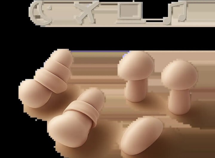 Illustration d’un comparatif de bouchons d’oreilles en silicone pensé pour différents usages du quotidien. L’image met l’accent sur le confort, la souplesse et la polyvalence.