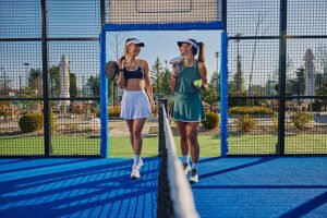 Construction court de tennis
